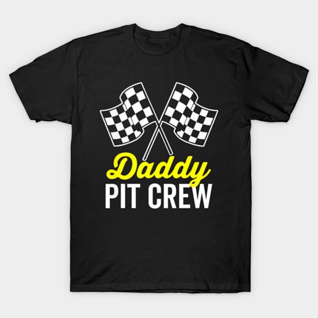 Daddy Pit Crew Shirt for Racing Party Costume Dark Daddy Pit